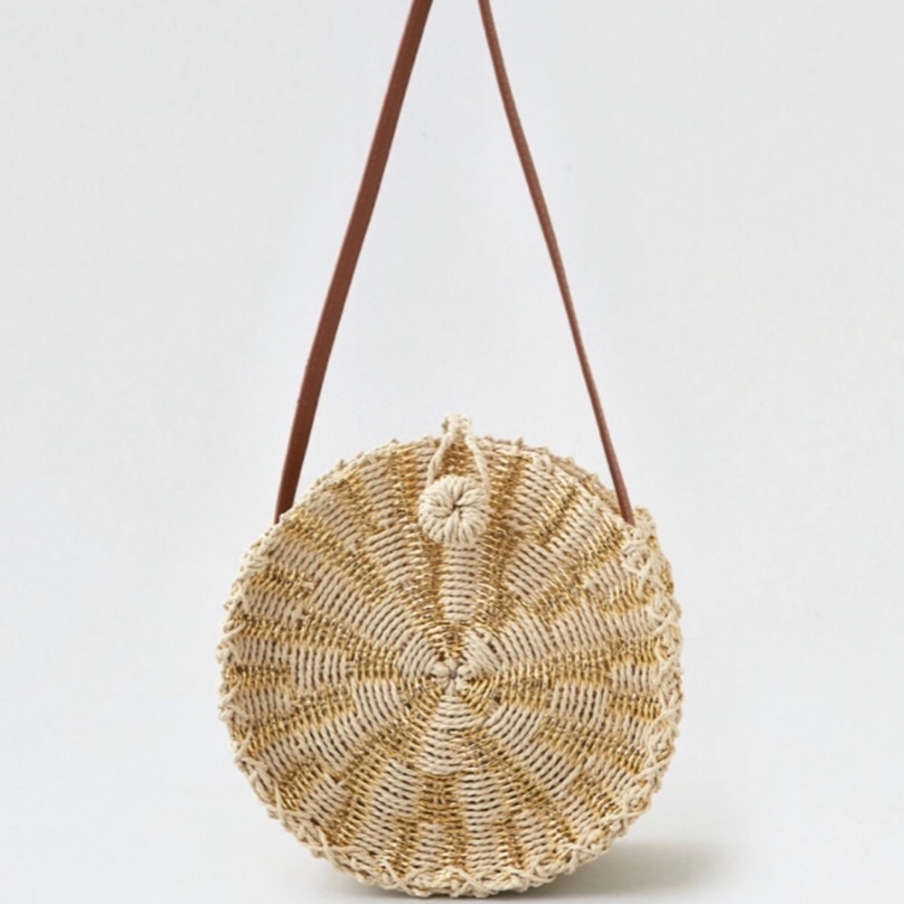 American Eagle Straw Cross Body
